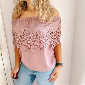 Off the shoulder top in size xsmall